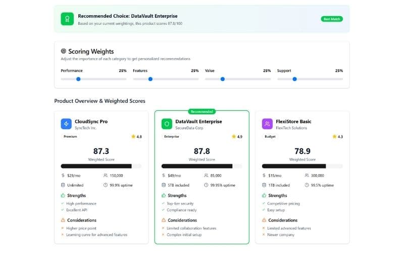 Advanced Comparisons