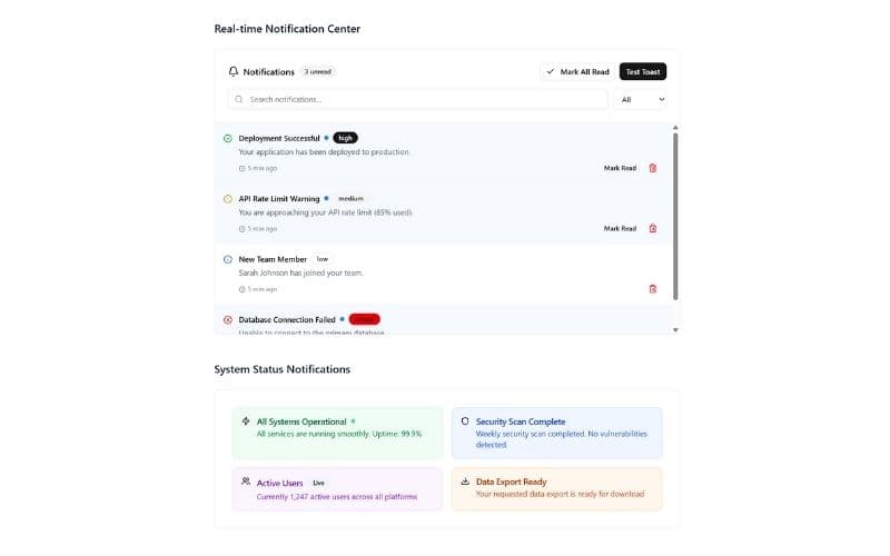 Advanced Notifications