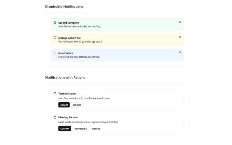 Interactive Notifications